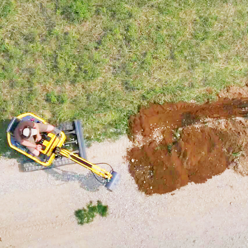 Bagger-Thumb Micro Earth-Bewegenmaschinerie-kleiner Gräber Mini Clamshell Shovel Excavator Trailers kleiner