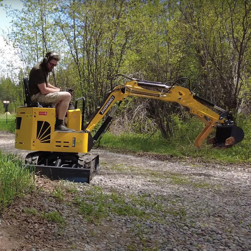 Changchai-Maschinen-Raupe Mini Excavator Travel Speed 2.5km/H spürte kleinen Gräber auf