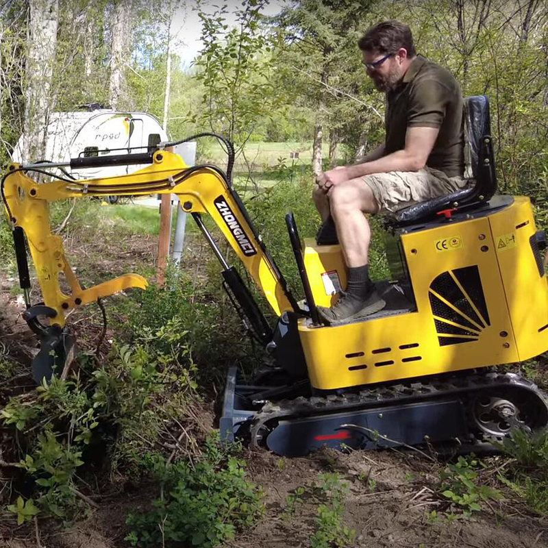 Bagger-Thumb Micro Earth-Bewegenmaschinerie-kleiner Gräber Mini Clamshell Shovel Excavator Trailers kleiner