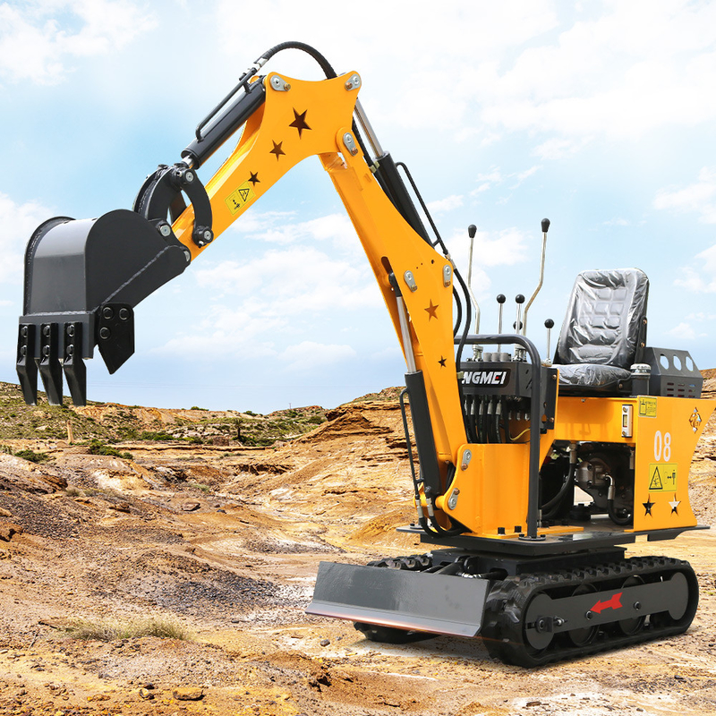 Ton Mini-excavadora Escavator Pelle Digger Mini Excavator ZHONGMEI Minibagger Raupen-1,2