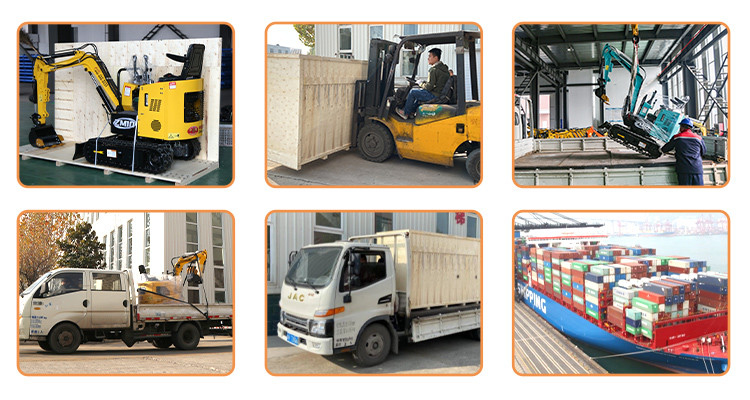 Ton Mini-excavadora Escavator Pelle Digger Mini Excavator ZHONGMEI Minibagger Raupen-1,2