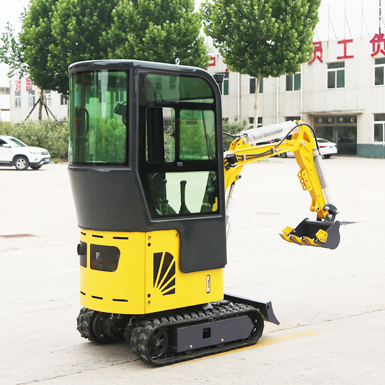 Raupe Mini Excavator Manufacturers 1500kg brachte hydraulischen kleinen Digger For Back Garden an