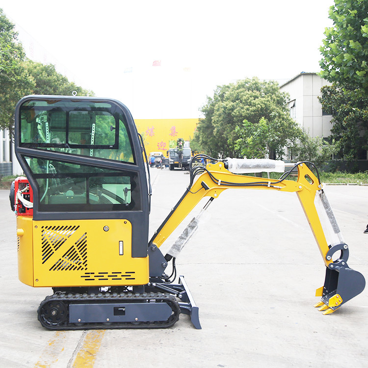 Raupe Mini Excavator Manufacturers 1500kg brachte hydraulischen kleinen Digger For Back Garden an