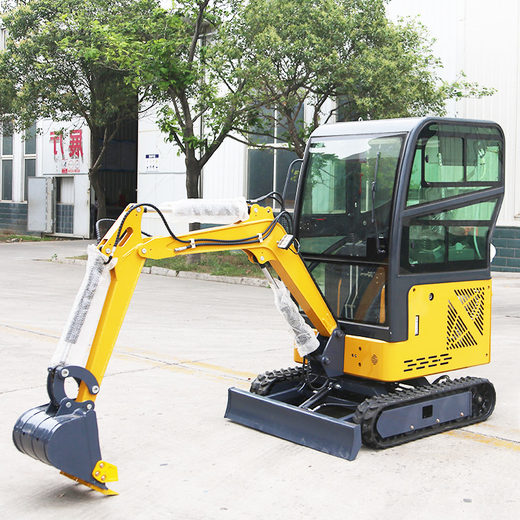 Raupe Mini Excavator Manufacturers 1500kg brachte hydraulischen kleinen Digger For Back Garden an