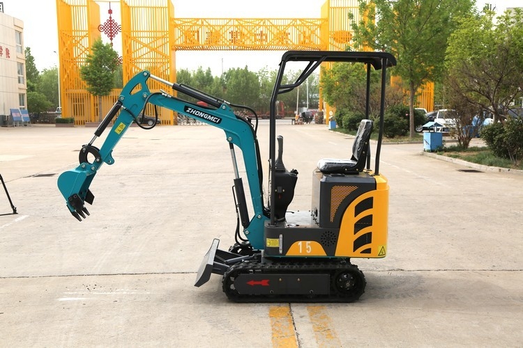 Teleskopische gelbe Farbkleiner Gräber Bahn-Rahmen-Gummibahn-Mini Excavators 1700kg